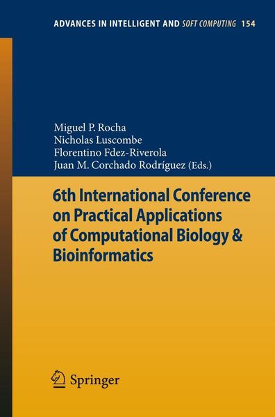 Produktbild: 6th International Conference on Practical Applications of Computational Biology & Bioinformatics