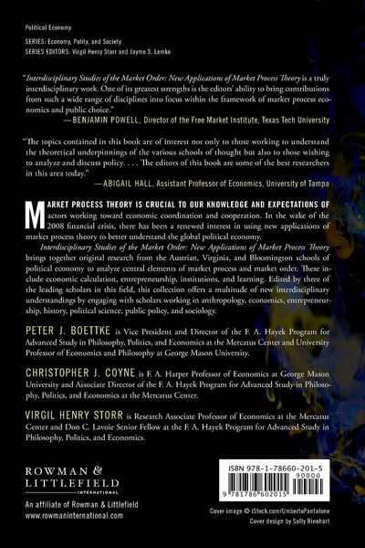 Produktbild: Interdisciplinary Studies of the Market Order