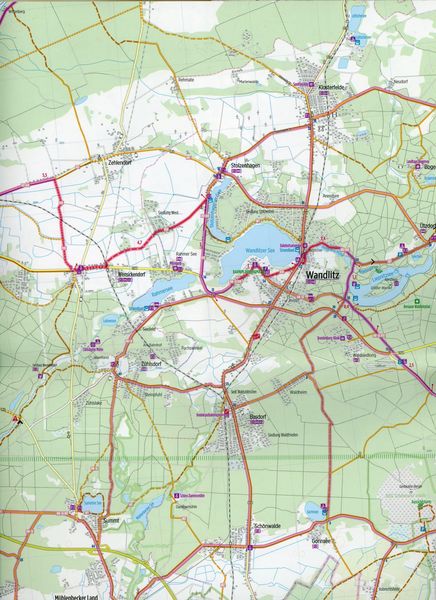Produktbild: Radwanderkarte Berlin Nordost RW-B02