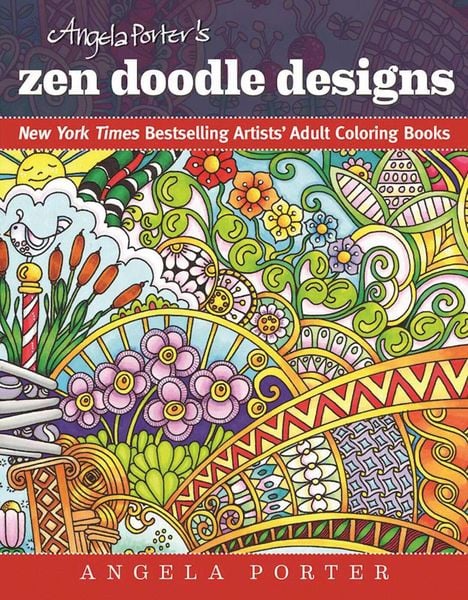 Angela Porter's Zen Doodle Designs, Taschenbuch von Angela Porter, Racehorse, 9781944686024
