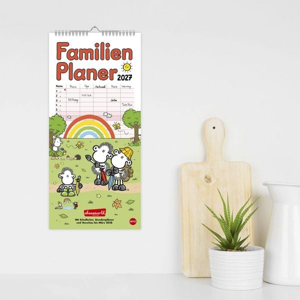 Produktbild: sheepworld Familienplaner 2027