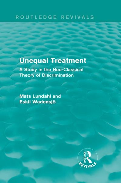Produktbild: Unequal Treatment (Routledge Revivals)