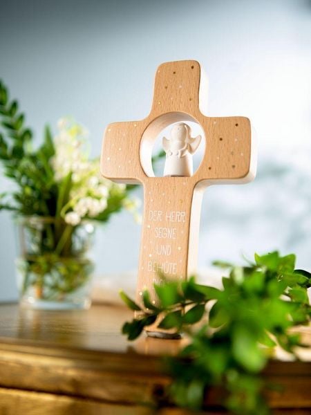 Produktbild: Holzkreuz &ndash; Der Herr segne und beh&uuml;te dich