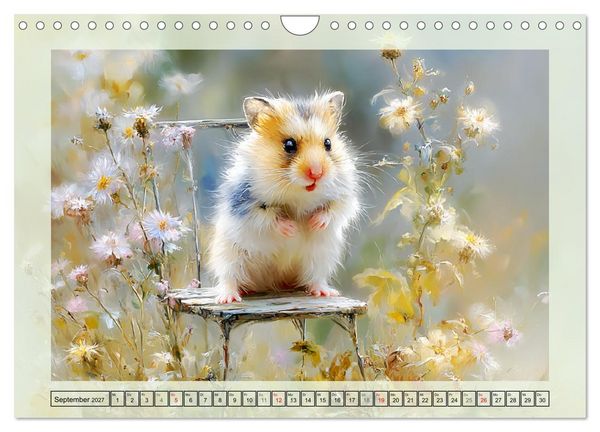 Produktbild: Hamster. Niedliche Nager im Garten (Wandkalender 2027 DIN A4 quer), CALVENDO Monatskalender