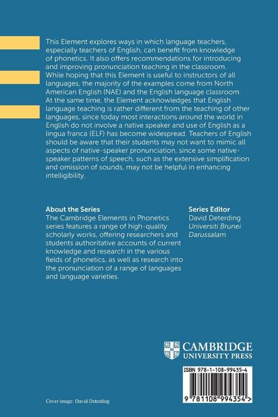 Produktbild: Phonetics in Language Teaching