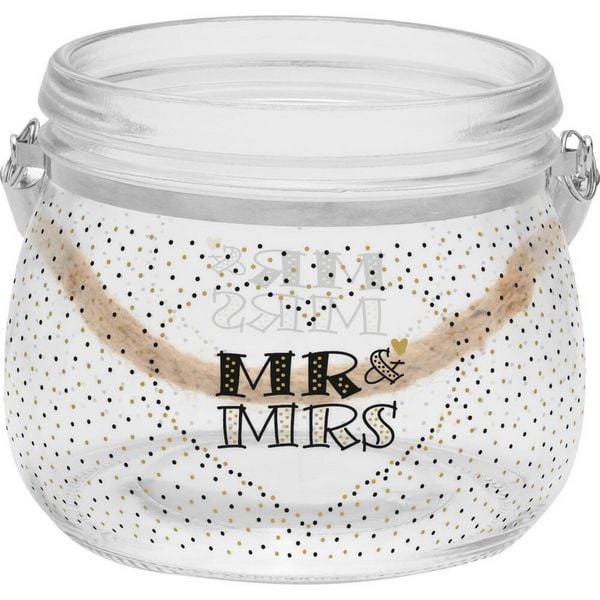 Produktbild: Windlicht klein Mr. & Mrs.