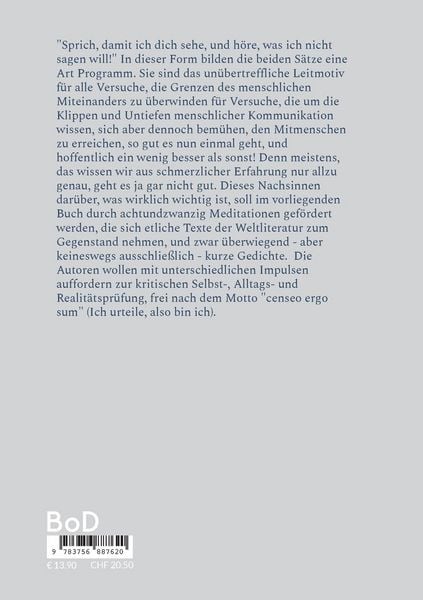 Produktbild: Sprich, damit ich dich sehe