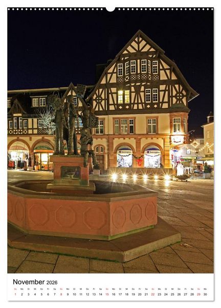 Produktbild: Bad Homburg 2026 von Petrus Bodenstaff (Wandkalender 2026 DIN A2 hoch), CALVENDO Monatskalender