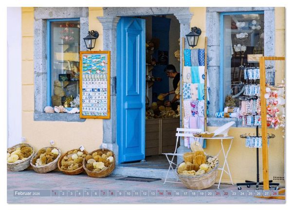 Produktbild: Kalymnos. Griechische Inselsch&ouml;nheit im Herzen des Dodekanes (Wandkalender 2026 DIN A2 quer), CALVENDO Monatskalender
