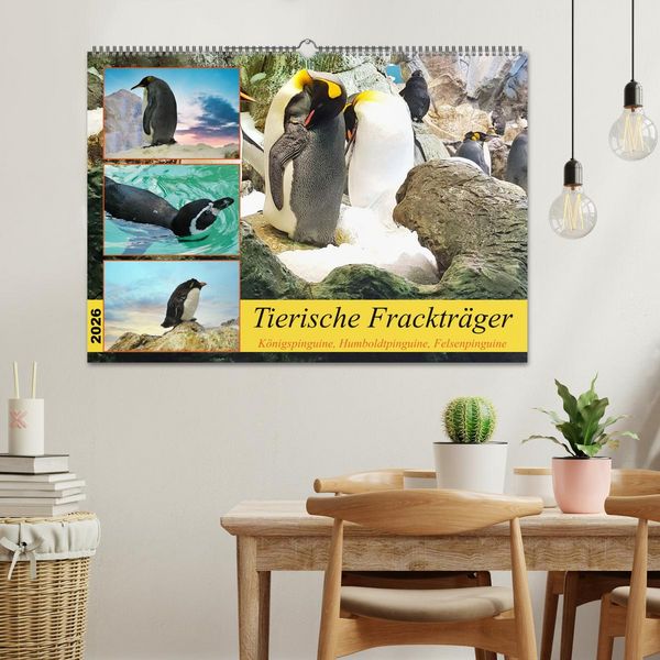 Produktbild: Tierische Fracktr&auml;ger (Wandkalender 2026 DIN A2 quer), CALVENDO Monatskalender