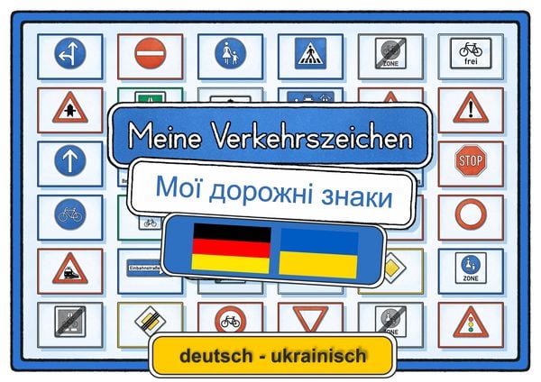 Produktbild: Meine Verkehrszeichen deutsch - ukrainisch