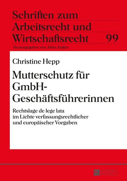 Produktbild: Mutterschutz fuer GmbH-Geschaeftsfuehrerinnen