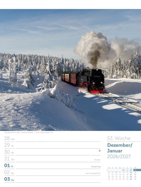Produktbild: Malerisches Deutschland Wochenplaner Kalender 2027