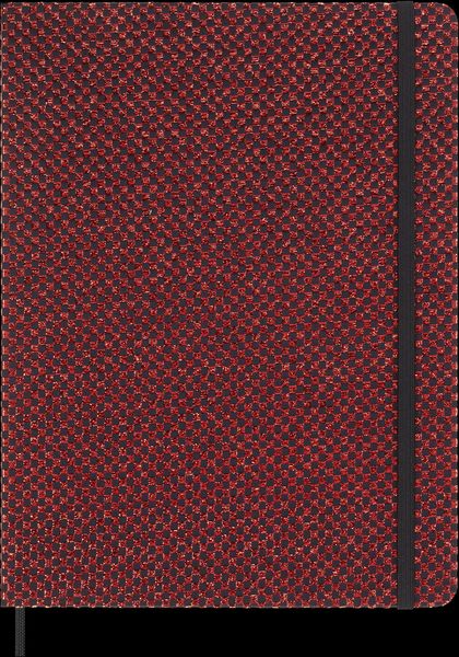 Produktbild: Moleskine Shine Sammlerbox Notizbuch rot (XL, liniert, fester Einband) Umschlag rot Kaweco F&uuml;llfederhalter, schwarz