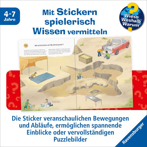 Produktbild: Dinosaurier Stickerheft