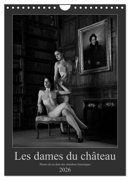 Les dames du château (Calendrier mural 2026 DIN A4 horizontal), CALVENDO calendrier mensuel