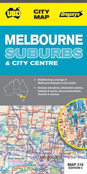Produktbild: Melbourne Suburbs & City Centre