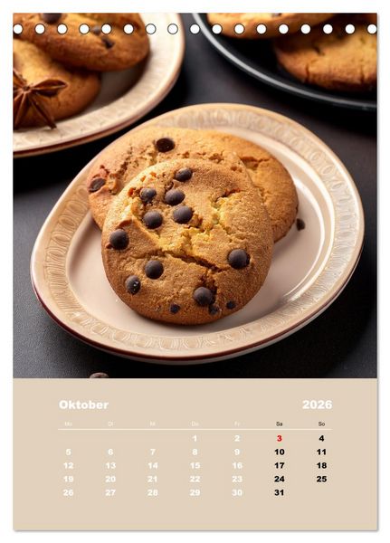 Produktbild: S&uuml;&szlig;e Vielfalt &ndash; Monat f&uuml;r Monat (Tischkalender 2026 DIN A5 hoch), CALVENDO Monatskalender
