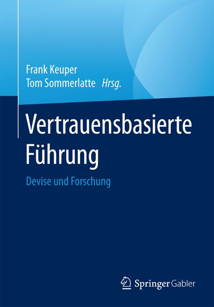 Produktbild: Vertrauensbasierte F&uuml;hrung