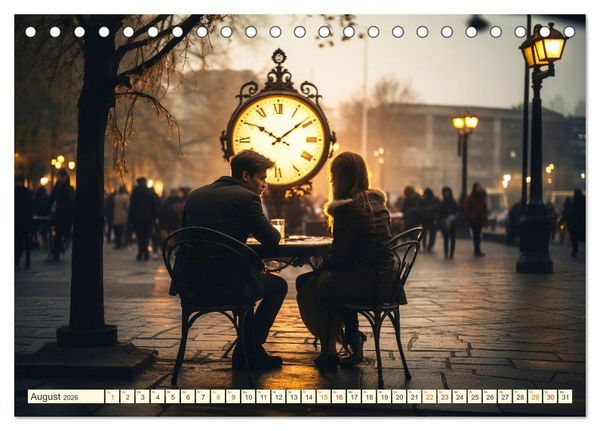 Produktbild: Keine Zukunft ohne die Zeit (Tischkalender 2026 DIN A5 quer), CALVENDO Monatskalender