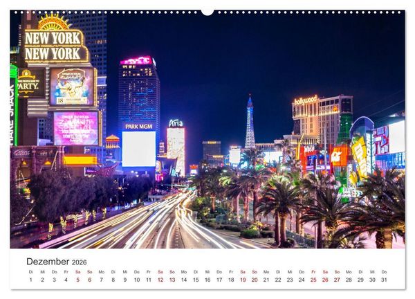 Produktbild: Nevada - Mehr als nur Las Vegas (hochwertiger Premium Wandkalender 2026 DIN A2 quer), Kunstdruck in Hochglanz