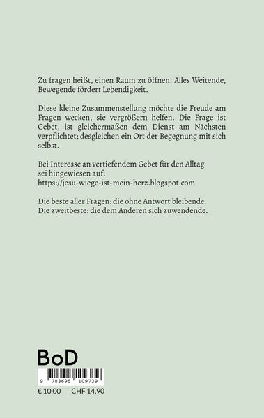 Produktbild: Wir fragen, also leben wir