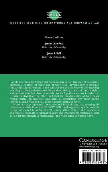 Produktbild: International Human Rights and Humanitarian Law