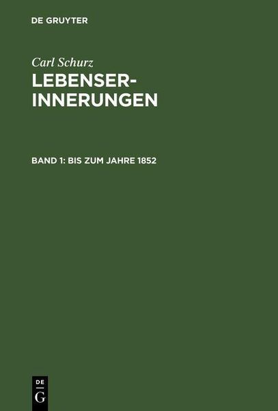 Produktbild: Bis zum Jahre 1852