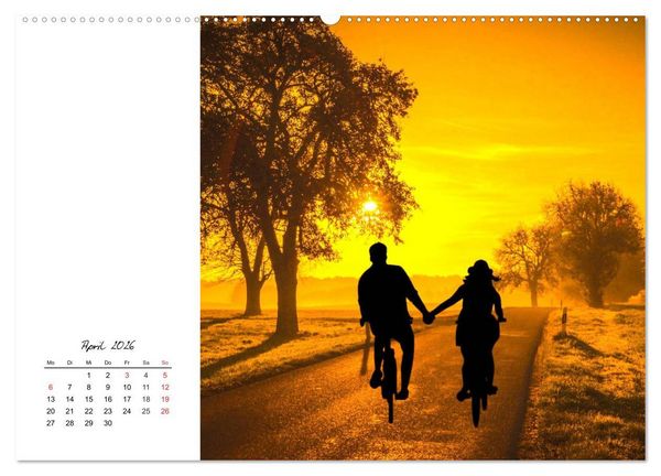 Produktbild: Fahrradtour. Radle dich frei und gesund! (hochwertiger Premium Wandkalender 2026 DIN A2 quer), Kunstdruck in Hochglanz