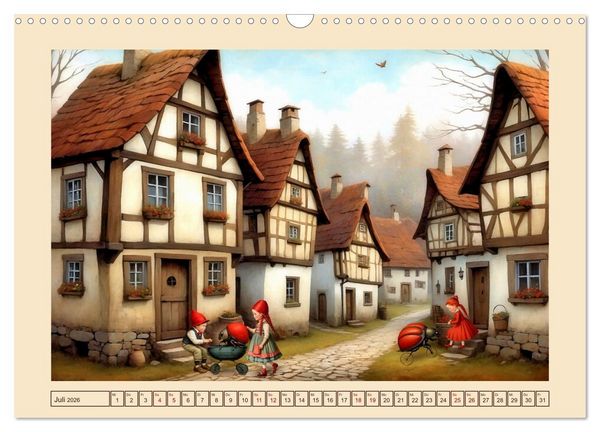 Produktbild: Die rollenden K&auml;fer von Krabblingerode (Wandkalender 2026 DIN A3 quer), CALVENDO Monatskalender