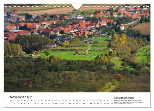 Deutschlands Burgen - besondere Burgen und schöne Schlösser (Wandkalender 2025 DIN A4 quer), CALVENDO Monatskalender