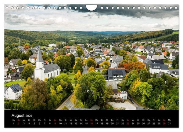 Produktbild: Brilon aus der Vogelperspektive (Wandkalender 2026 DIN A4 quer), CALVENDO Monatskalender