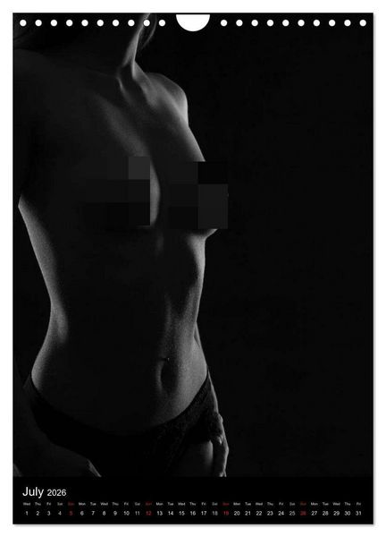 Produktbild: Erotic Silhouettes / UK-Version (Wall Calendar 2026 DIN A4 portrait), CALVENDO 12 Month Wall Calendar