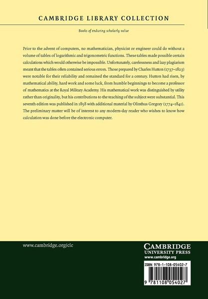 Produktbild: Mathematical Tables