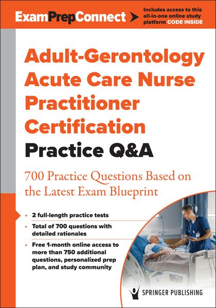 Produktbild: Adult-Gerontology Acute Care Nurse Practitioner Certification Practice Q&A