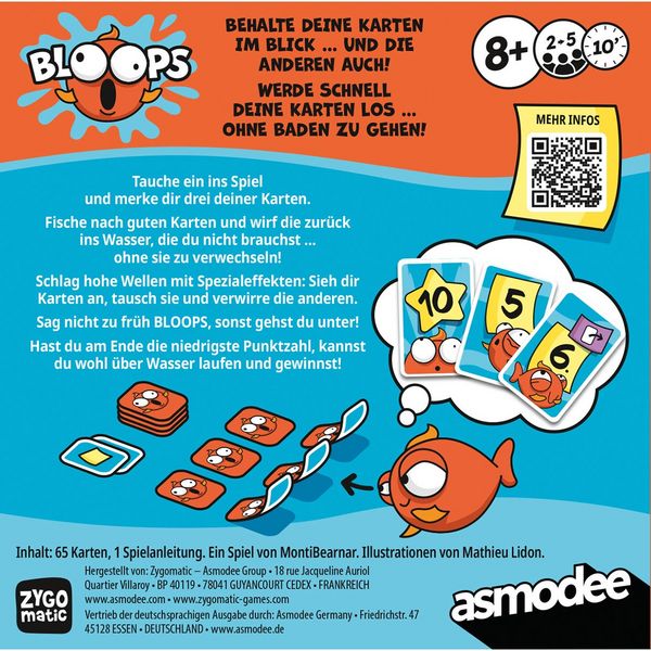 Produktbild: Zygomatic - Bloops, Kartenspiel