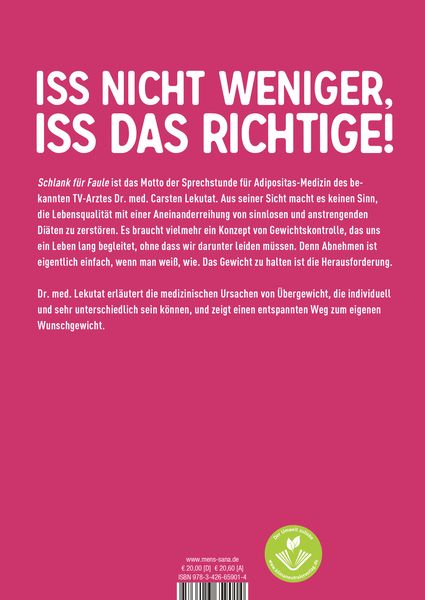 Produktbild: Schlank f&uuml;r Faule