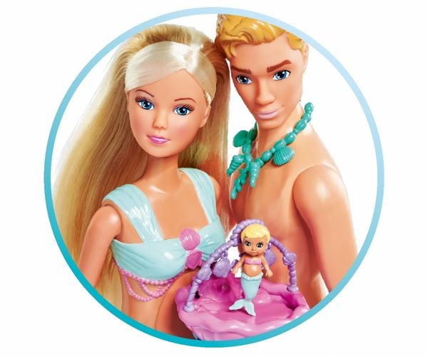 Produktbild: Simba 105733524 - Steffi Love, Mermaid Family, Ankleidepuppen mit Zubeh&ouml;r