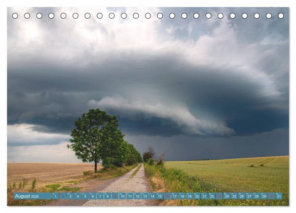 Produktbild: Fantastische Wetterfotos (Tischkalender 2026 DIN A5 quer), CALVENDO Monatskalender