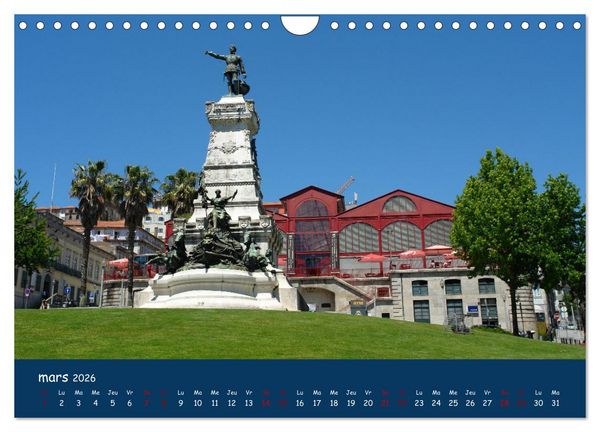 Produktbild: Porto - ville color&eacute;e sur le Douro (Calendrier mural 2026 DIN A4 vertical), CALVENDO calendrier mensuel