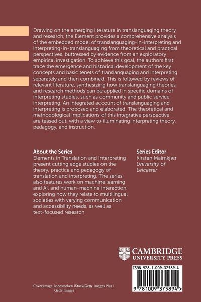 Produktbild: Interpreting as Translanguaging