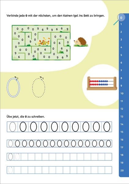 Produktbild: Schreiben lernen mit Spurrillen und Zauberstift - Zahlen