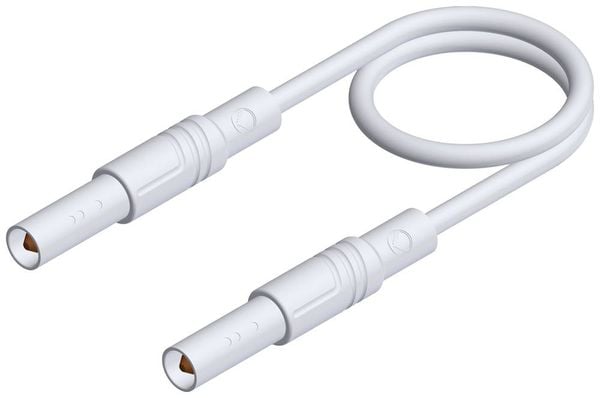 Hirschmann Test & Measurement MLS GG 200/2,5 Sicherheits-Messleitung Lamellenstecker 4 mm Lamellenstecker 4 mm 2.00 m Weiß 1 St.