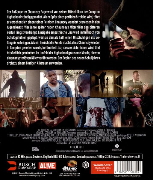 Produktbild: Thriller - Blutbad an der Compton High