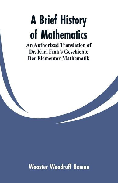 Produktbild: A Brief History of Mathematics