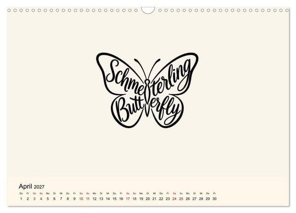 Produktbild: Buchstabentiere (Wandkalender 2027 DIN A3 quer), CALVENDO Monatskalender