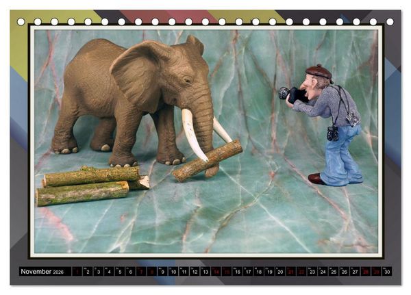 Produktbild: Fotograf auf Pirsch - ein Kinderkalender (Tischkalender 2026 DIN A5 quer), CALVENDO Monatskalender
