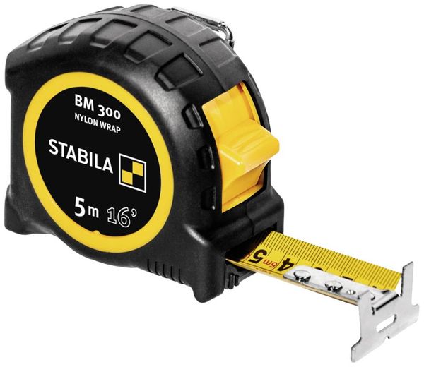 Produktbild: Stabila BM 300cm+inch 19576 Ma&szlig;band 5m ABS-PC
