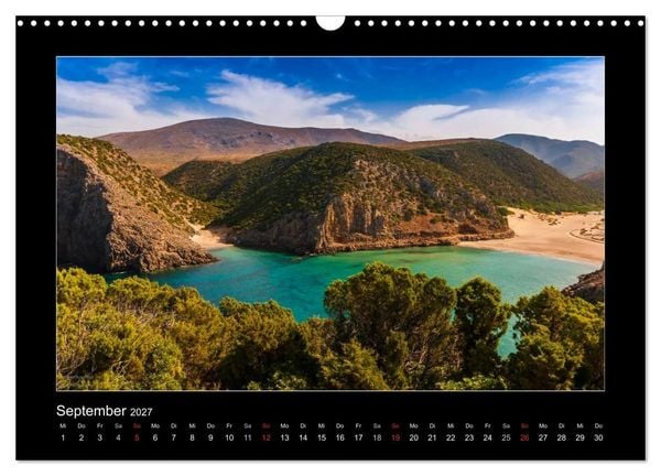Produktbild: Die Trauminsel Sardinien (Wandkalender 2027 DIN A3 quer), CALVENDO Monatskalender
