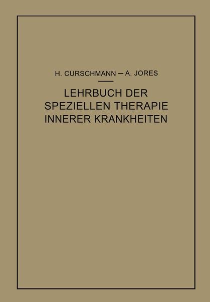 Produktbild: Lehrbuch der speziellen Therapie innerer Krankheiten